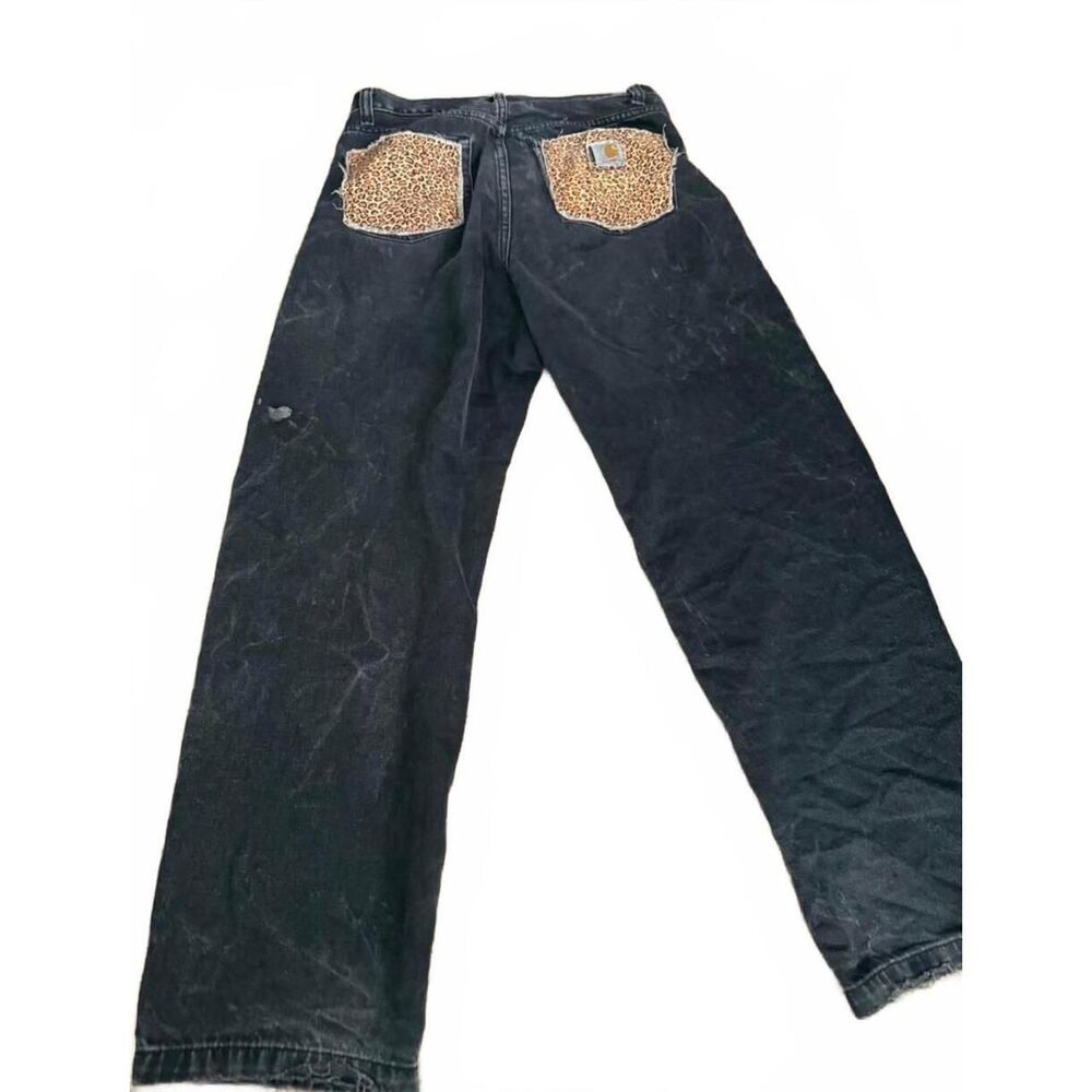 Carhartt Women's Black and Brown Trousers
